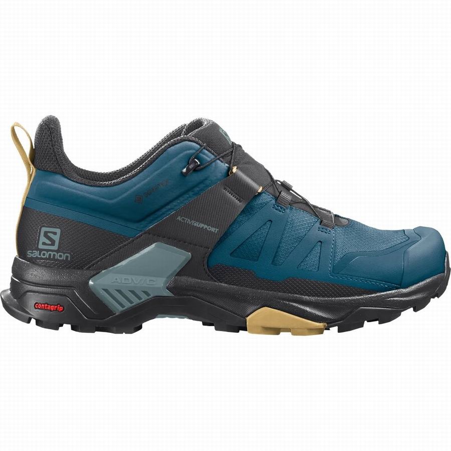 Salomon X Ultra 4 Gore-tex Erkek Trekking Ayakkabı Mavi/Siyah [JZL6851QL]